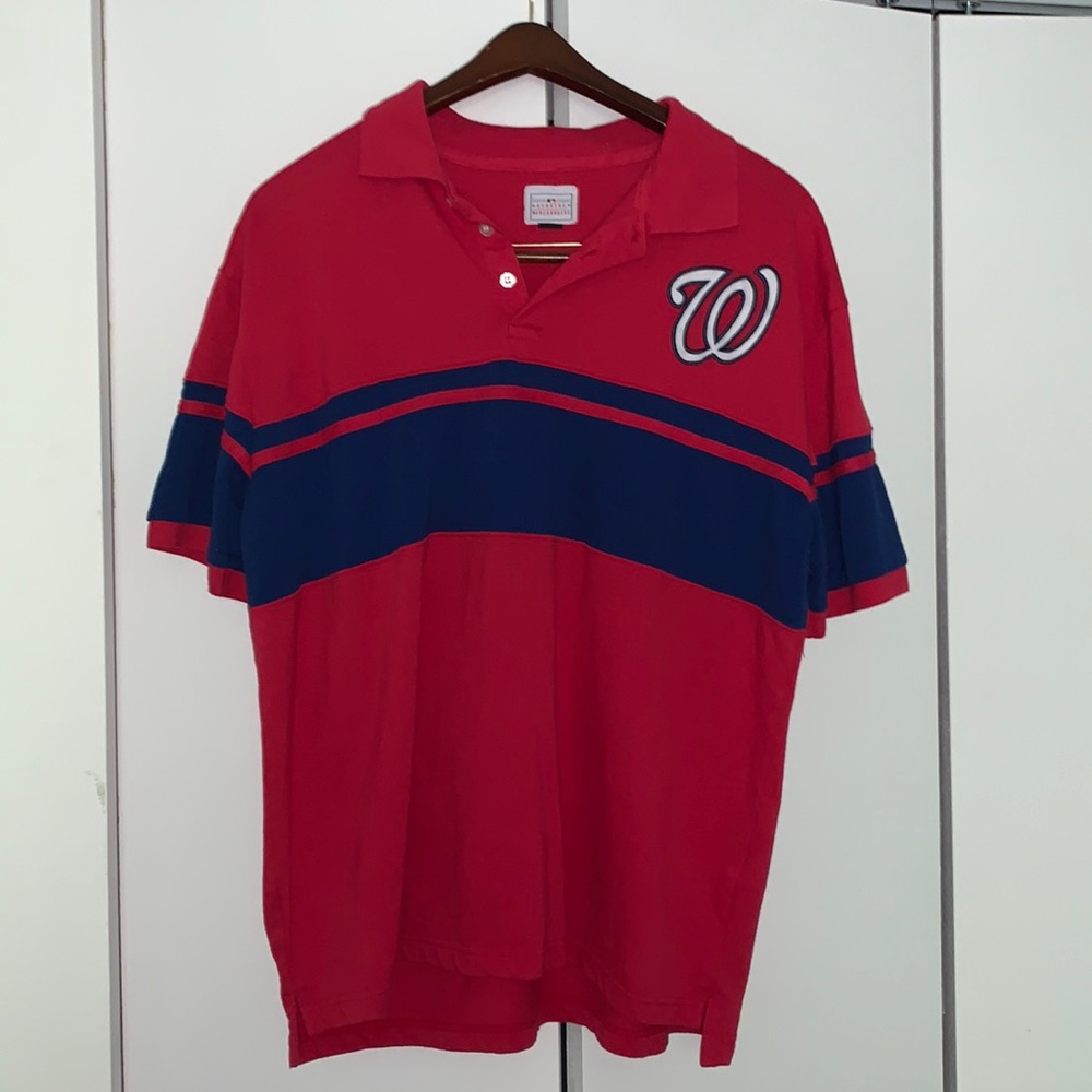 Vintage Washington Nationals Collared Shirt